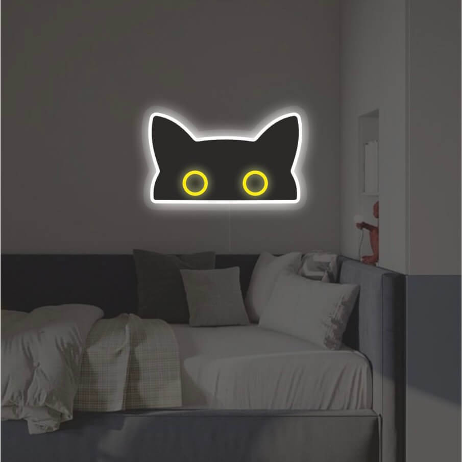 LED neon "Cat-watcher"