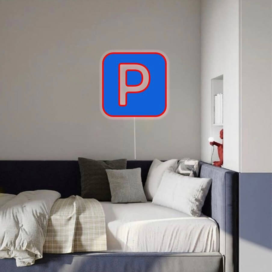 LED neon "Parking"