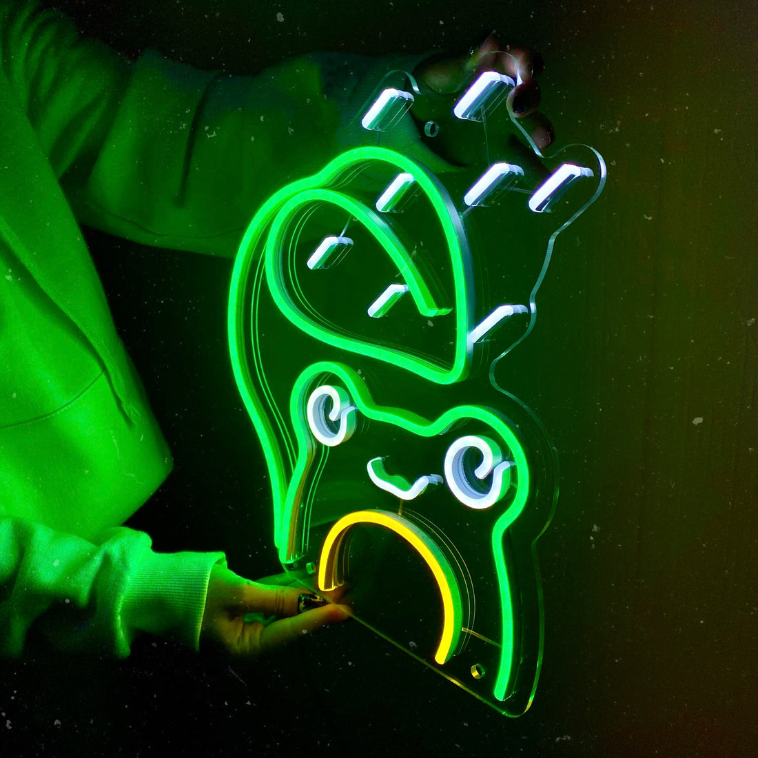 LED neon "Frog"