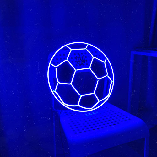 LED neon "Soccer ball"