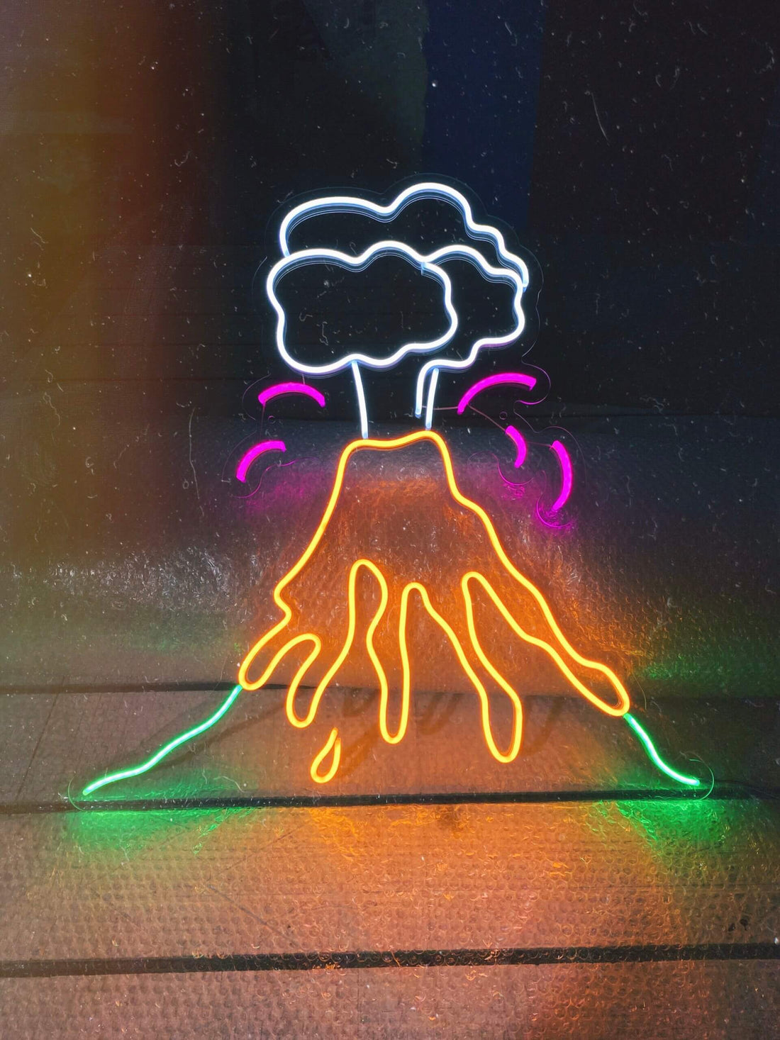 LED neon "Volcano"