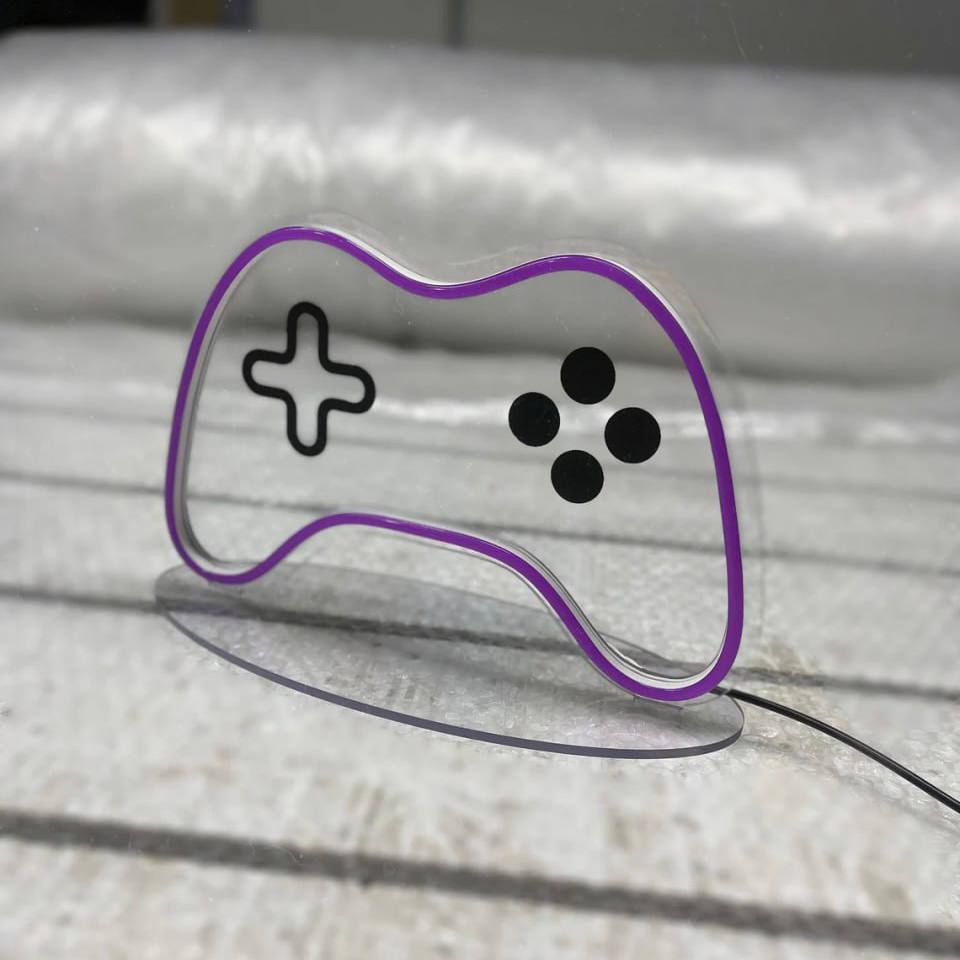 LED neon on the stand "Joystick / gamepad"