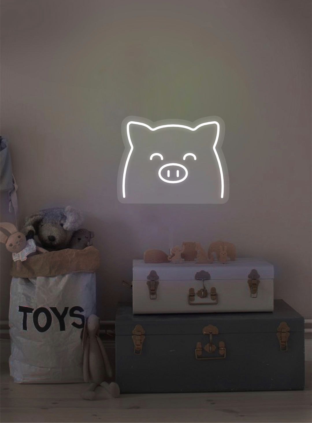 LED neon "Piglet 2"