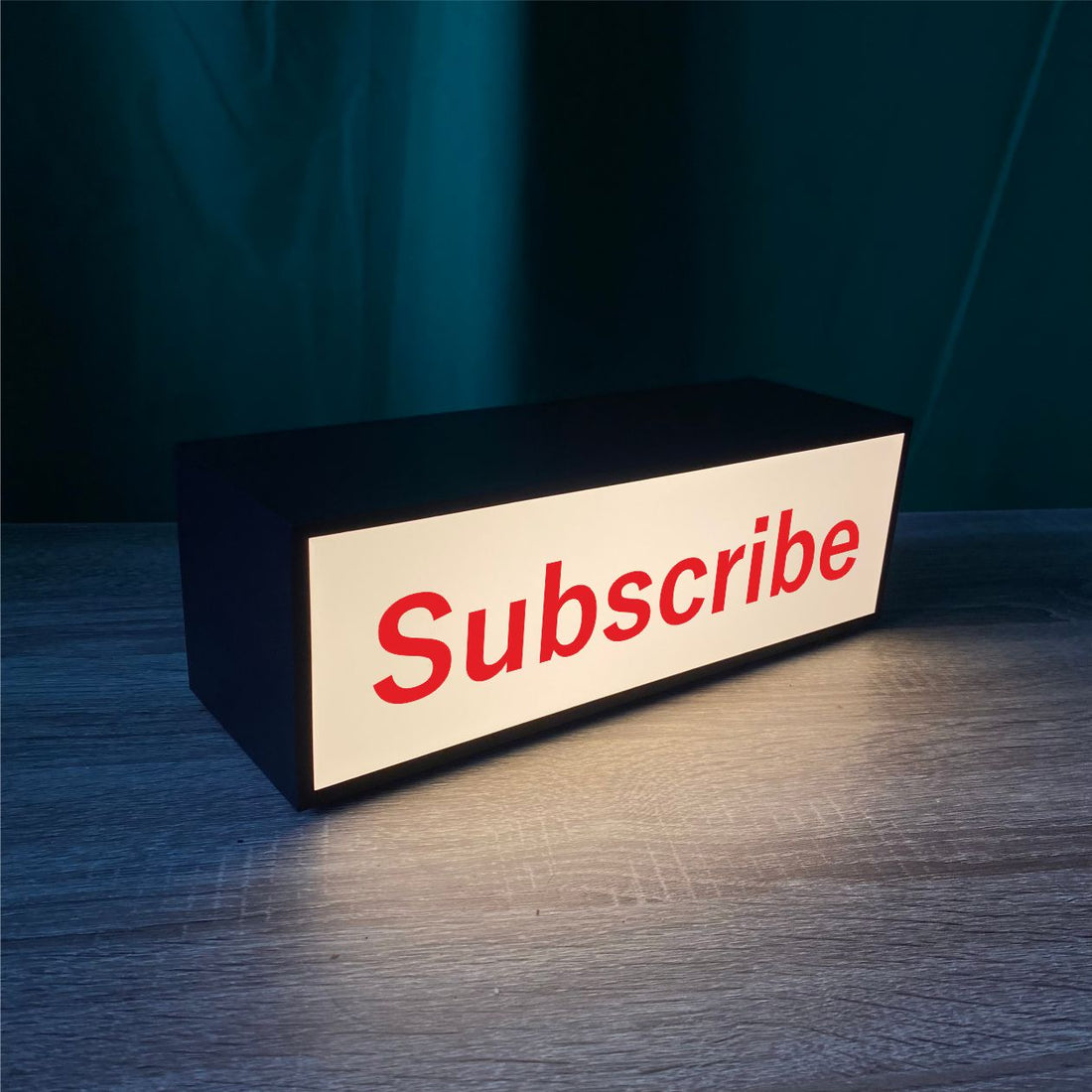 "Subscribe" lamp